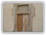 7 Rekonstrukce zmku Valtice - vytahovn msy, ambrn okolo oken a vchodu 2015